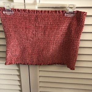 Hollister velvet crop top